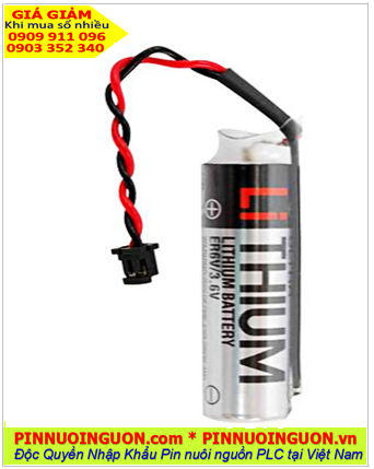Yaskawa ER6VLY chuẩn Châu Âu EU; Pin nuôi nguồn Yaskawa ER6VLY lithium 3.6v AA 2000mAh, X.xứ Nhật
